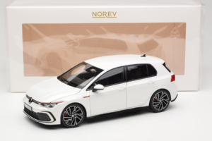 Volkswagen Golf GTI Mk8 White Metallic Norev 1:18 188593 Metāls — attēls 8 no 8
