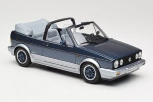 Volkswagen Golf Mk1 Kabriolets Bel Air Blue Metallic Norev 1:18 188404 Metāls — attēls 4 no 6