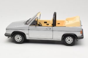 Volkswagen Golf Mk1 Kabriolets Sudrabs Sun Star 1:18 VW004 Metāls — attēls 4 no 8
