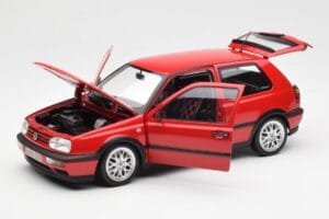 Volkswagen Golf Mk3 GTI Flash Red Norev 1:18 188418 Metāls — attēls 2 no 8