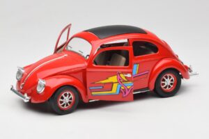 Volkswagen Vabole Sarkans Solido 1:18 8306 Metāls — attēls 2 no 8