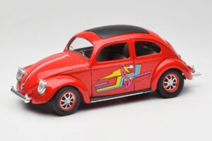 Volkswagen Vabole Sarkans Solido 1:18 8306 Metāls