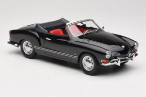Volkswagen Karmann Ghia Kabriolets Melns Minichamps 1:18 155054031 Metāls — attēls 4 no 6