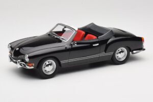 Volkswagen Karmann Ghia Kabriolets Melns Minichamps 1:18 155054031 Metāls