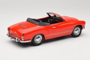 Volkswagen Karmann Ghia Kabriolets Sarkans Minichamps 1:18 155054030 Metāls — attēls 2 no 6