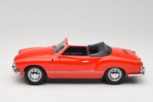 Volkswagen Karmann Ghia Kabriolets Sarkans Minichamps 1:18 155054030 Metāls — attēls 3 no 6