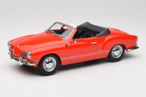Volkswagen Karmann Ghia Kabriolets Sarkans Minichamps 1:18 155054030 Metāls