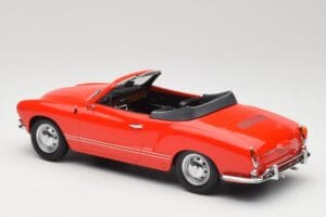 Volkswagen Karmann Ghia Kabriolets Sarkans Minichamps 1:18 155054030 Metāls — attēls 5 no 6
