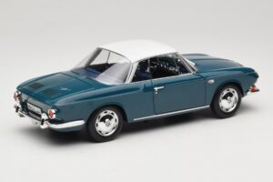 Volkswagen Karmann Ghia Type 34 1500 Sea Blue Norev 1:18 188646 Metāls — attēls 3 no 8
