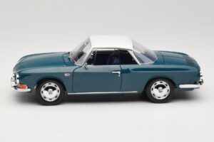 Volkswagen Karmann Ghia Type 34 1500 Sea Blue Norev 1:18 188646 Metāls — attēls 4 no 8