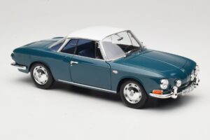Volkswagen Karmann Ghia Type 34 1500 Sea Blue Norev 1:18 188646 Metāls — attēls 6 no 8