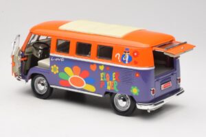 Volkswagen Microbus T1 Flower Power Road Signature 1:18 92329 Metāls — attēls 5 no 8