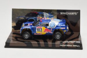 Volkswagen Race Touareg #103 B. Saby / R. Perin Winner Rally Por Las Pampas 2005 Minichamps 1:43 436055303 Metāls