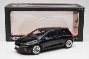 Volkswagen Scirocco Mk3 Melns Norev 1:18 188471 Metāls — attēls 8 no 8