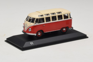 Volkswagen T1 Sarkans Bēšs Minichamps 1:43 231099300Y3D Metāls — attēls 2 no 4