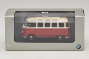 Volkswagen T1 Sarkans Bēšs Minichamps 1:43 231099300Y3D Metāls — attēls 4 no 4