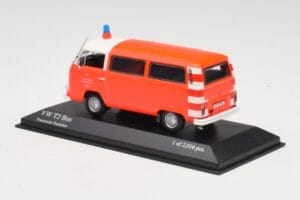 Volkswagen T2 Bus Ugunsdzēsēji Frankfurt Minichamps 1:43 400053091 Metāls — attēls 3 no 4