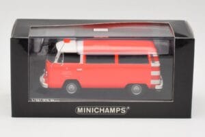Volkswagen T2 Bus Ugunsdzēsēji Frankfurt Minichamps 1:43 400053091 Metāls — attēls 4 no 4