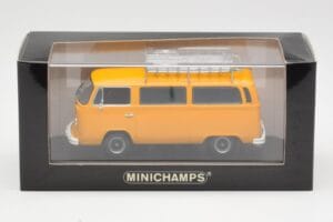 Volkswagen T2 Bus Dzeltens Minichamps 1:43 400053002 Metāls — attēls 4 no 4