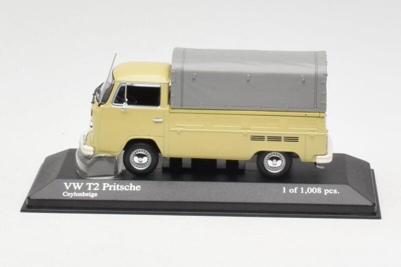 Volkswagen T2 Flatbed Bēšs Minichamps 1:43 400053204 Metāls