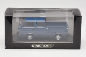 Volkswagen T3 Double Cab Flatbed Zils Minichamps 1:43 400055260 Metāls — attēls 4 no 4