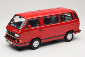 Volkswagen T3 Redstar Sarkans Norev 1:18 188542 Metāls
