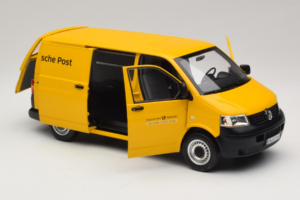 Volkswagen T5 Transporter Deutsche Post Norev 1:18 188617 Metāls — attēls 9 no 9