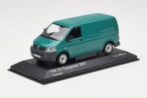 Volkswagen T5 Transporter Zaļš Minichamps 1:43 400052261 Metāls — attēls 2 no 4