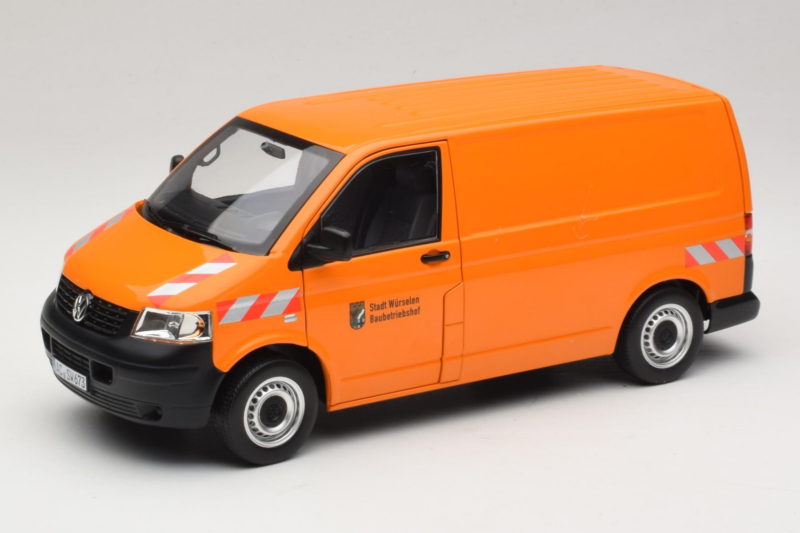 Volkswagen T5 Transporter Stadt Würselen Norev 1:18 188618 Metāls