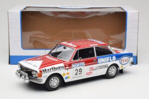 Volvo 142 #29 M. Alen / I. Kivimaki Rally 1000 Lakes 1973 MCG 1:18 MCG18528R Metāls — attēls 6 no 6