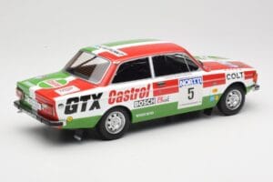 Volvo 142 #5 H. Mikkola / E. Rautanen Rally 1000 Lakes 1973 MCG 1:18 MCG18529R Metāls — attēls 2 no 6