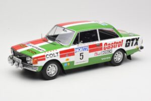 Volvo 142 #5 H. Mikkola / E. Rautanen Rally 1000 Lakes 1973 MCG 1:18 MCG18529R Metāls