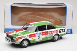 Volvo 142 #5 H. Mikkola / E. Rautanen Rally 1000 Lakes 1973 MCG 1:18 MCG18529R Metāls — attēls 6 no 6