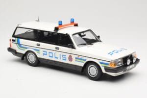 Volvo 240 GL Universāls Polis Sweden Minichamps 1:18 155171480 Metāls — attēls 4 no 6