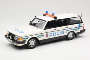 Volvo 240 GL Universāls Polis Sweden Minichamps 1:18 155171480 Metāls