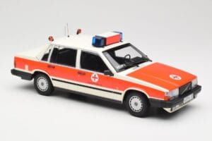 Volvo 740 GL DRK Aschaffenburg Minichamps 1:18 155171790 Metāls — attēls 4 no 6