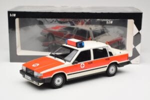 Volvo 740 GL DRK Aschaffenburg Minichamps 1:18 155171790 Metāls — attēls 6 no 6