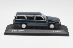 Volvo 740 GL Estate Zili Zaļš Metallic Minichamps 1:43 943171713 Metāls