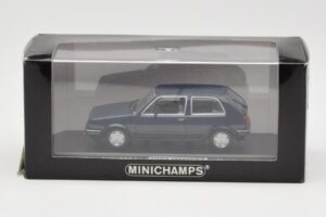 Volkswagen Golf Mk2 Zils Izstādes Paraugs Minichamps 1:43 GOLFHANDMUSTER Metāls — attēls 4 no 4