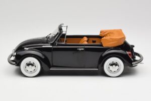 Volkswagen Beetle 1303 Kabriolets Melns Norev 1:18 188533 Metāls — attēls 3 no 6