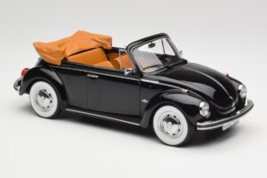 Volkswagen Beetle 1303 Kabriolets Melns Norev 1:18 188533 Metāls — attēls 4 no 6
