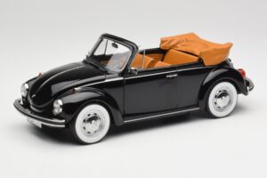 Volkswagen Beetle 1303 Kabriolets Melns Norev 1:18 188533 Metāls