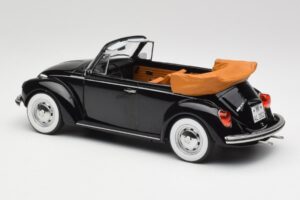 Volkswagen Beetle 1303 Kabriolets Melns Norev 1:18 188533 Metāls — attēls 5 no 6