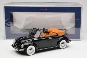 Volkswagen Beetle 1303 Kabriolets Melns Norev 1:18 188533 Metāls — attēls 6 no 6