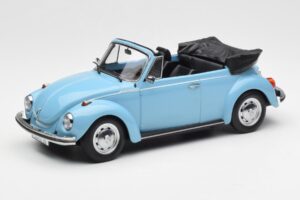 Volkswagen Beetle 1303 Kabriolets Gaiši Zils Norev 1:18 188531 Metāls