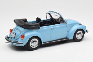 Volkswagen Beetle 1303 Kabriolets Gaiši Zils Norev 1:18 188531 Metāls — attēls 2 no 6