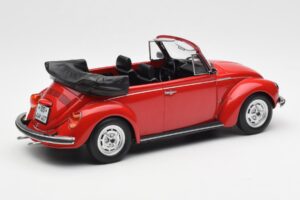 Volkswagen Beetle 1303 Kabriolets Sarkans Norev 1:18 188529 Metāls — attēls 2 no 6