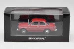Volkswagen 1500 Ruby Sarkans Minichamps 1:43 VW001 Metāls — attēls 4 no 4
