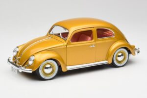 Volkswagen Beetle Zelta Bburago 1:18 3361 Metāls