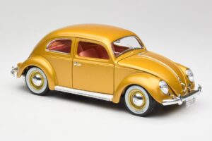 Volkswagen Beetle Zelta Bburago 1:18 3361 Metāls — attēls 6 no 8